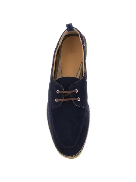 Fűzős csipkés espadrilles Castaner kék