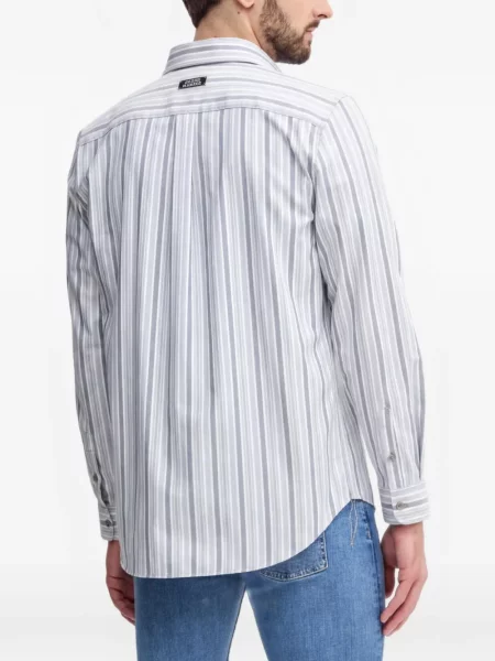 Csíkos hosszú ing Guess fehér