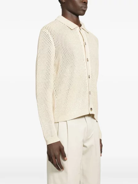 Gulerat cardigan Prada tricotate