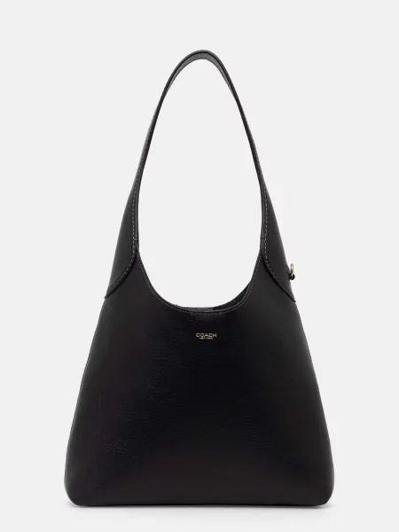Coach geantă de piele Brooklyn Shoulder Bag 28 negru
