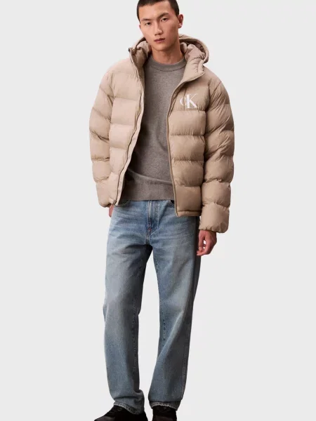 Джинсова куртка Calvin Klein Jeans бежева