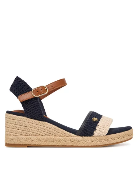 Espadryle Tommy Hilfiger granatowe