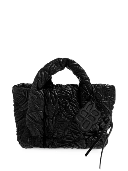 Matlasat geantă shopper Munthe negru