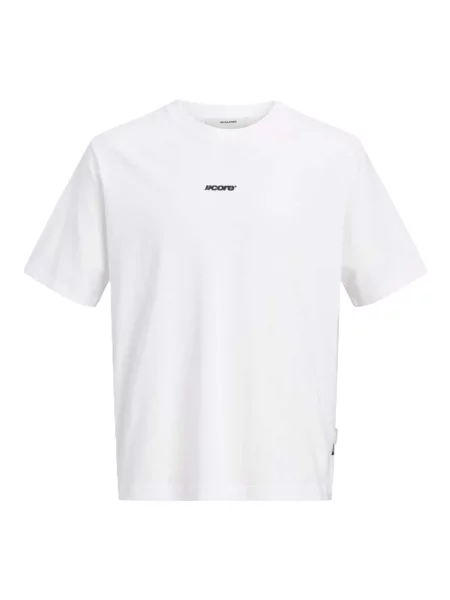 JACK & JONES Tricou JCOClub gri deschis / negru alb