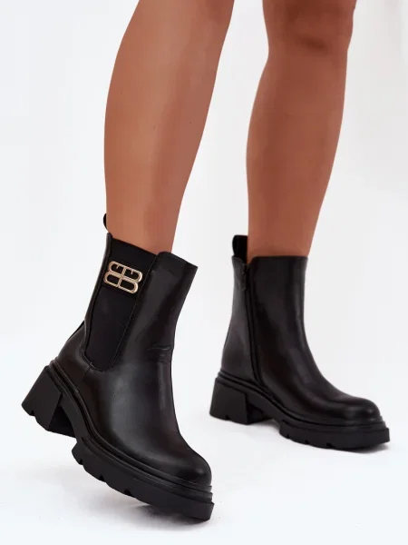 Pantofi cu toc Boto negru
