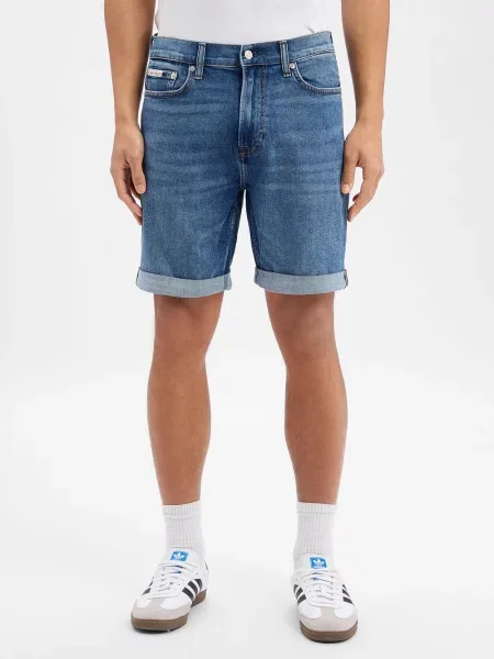 Calvin Klein Jeans szorty dżinsowe Hampton Mężczyźni jednolity 30 niebieski
