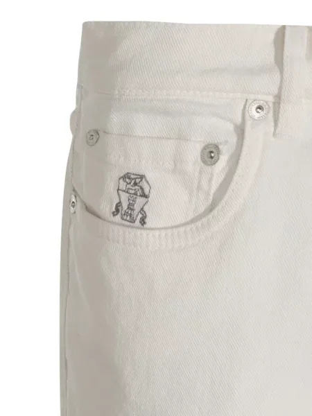 Blugi Brunello Cucinelli cu autograf