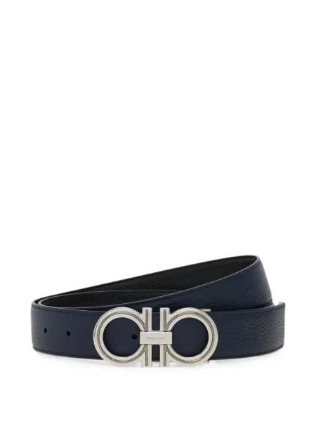 Cu centură reversibil curea Ferragamo albastru