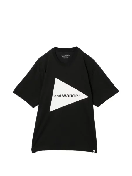 Tricou And Wander cu autograf negru