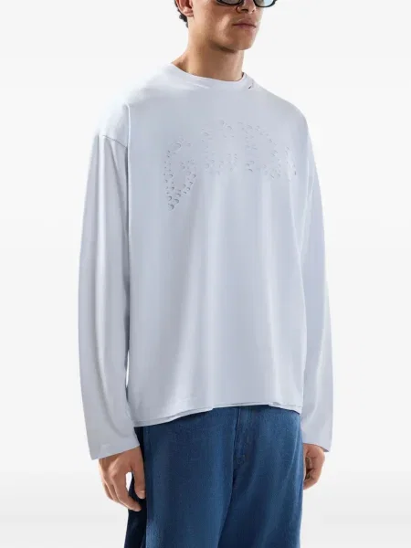 Tricou Gcds lung alb