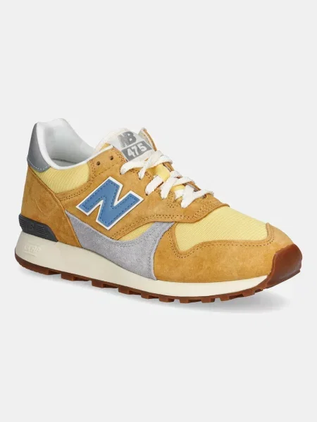 Велурени маратонки New Balance мъжки жълто