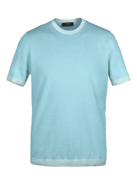 Pulover Moorer scurt albastru