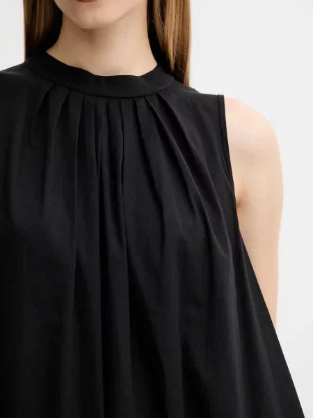 Макси платье Weekend Max Mara клеш черное