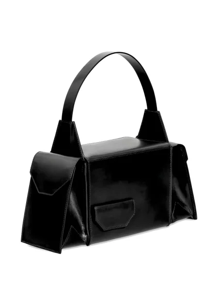 Geanta de piele Merryl Tielman din piele negru