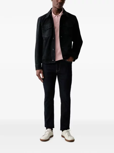 Decupat pantaloni scurți din denim Levi's® zdrențuiți cu talie înaltă albastru