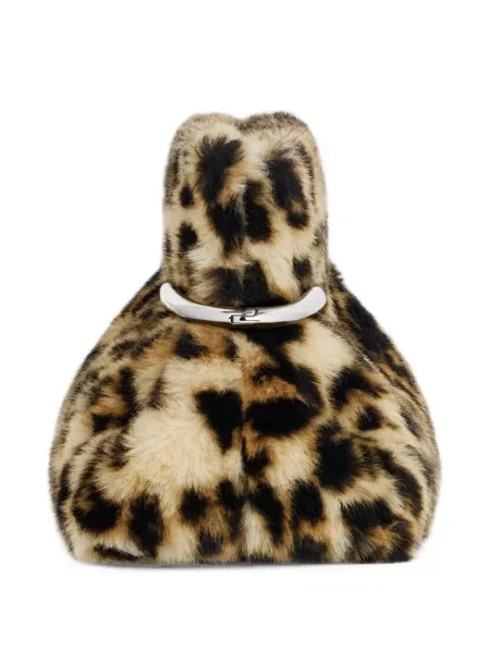 Geantă plic Givenchy cu model leopard din piele de oaie