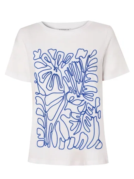 TATUUM Tricou Atono 1 bleumarin alb