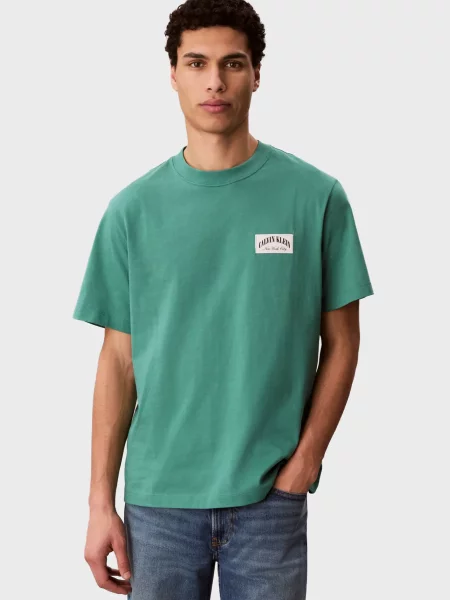 Футболка Calvin Klein Jeans зелена