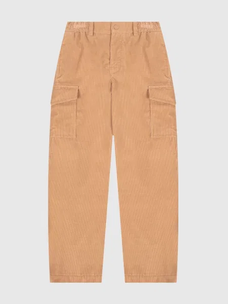 Детские брюки карго Moncler Enfant коричневые