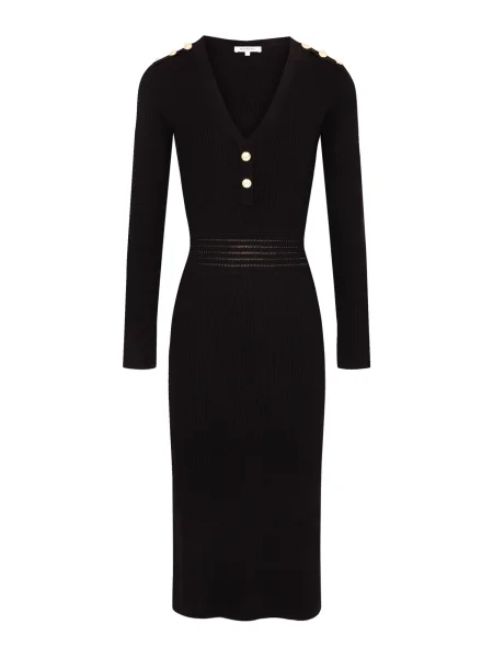 Morgan rochie RMBROOK midi mulata RMBROOK negru