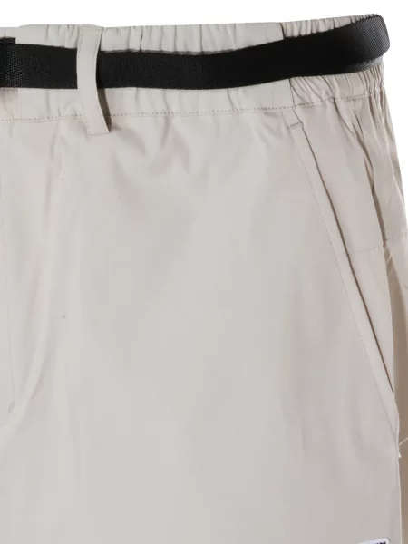 Pantaloni scurți K-way cu cataramă alb