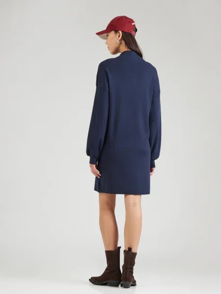 VERO MODA Pletené šaty VMNANCY námornícka modrá
