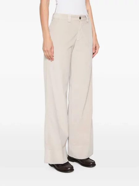 Pantaloni White Sand alb