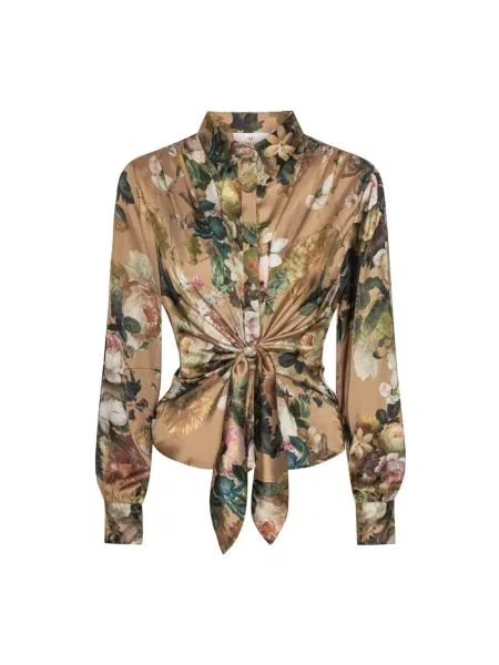 Lniana wielobarwność koszula Karmamia elegancka