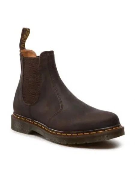 Gležnjarji Chelsea Dr. Martens rjava