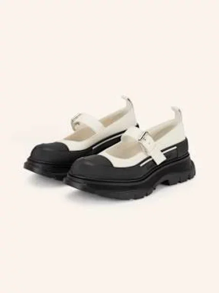 Mcqueen Baleríny Typu Mary Jane černá/ režná černé