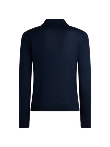 Μάλλινο polo Etro μπλε