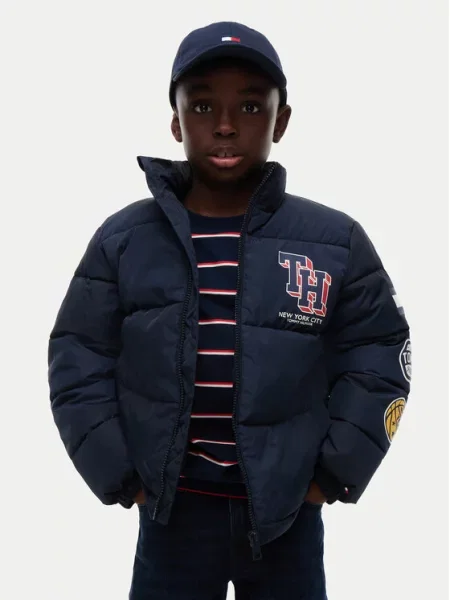 Tommy Hilfiger Kurtka przejściowa granatowy