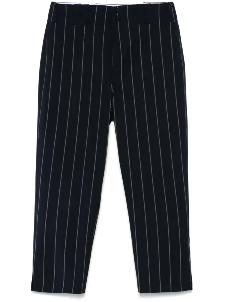 Pantaloni Alexander Wang cu dungi albastru