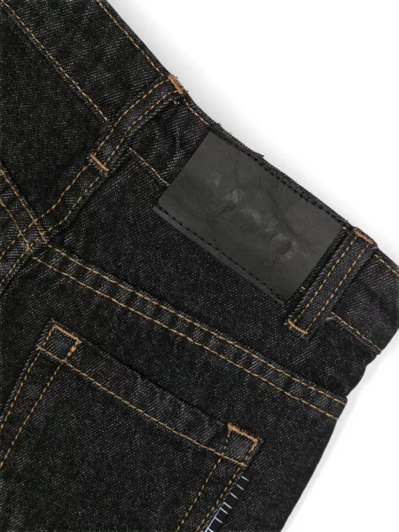 Jeansy straight leg dziecięce Molo czarne