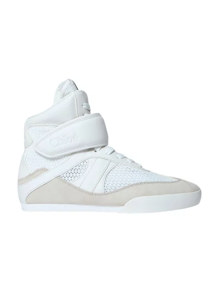 Sneakersy Chloe skórzane białe