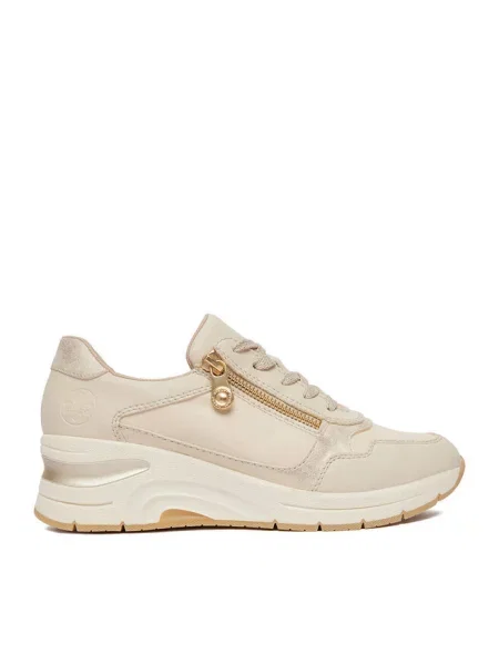 Sneakersy Rieker beżowe