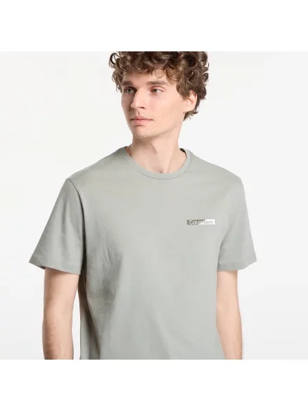 Tricou Calvin Klein Ss Eu Spw Split Standard Graphic Tee Shadow M