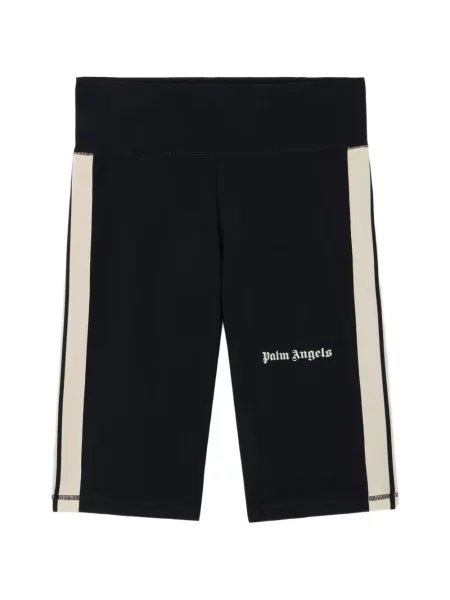 Бягане шорти Palm Angels с автограф черно