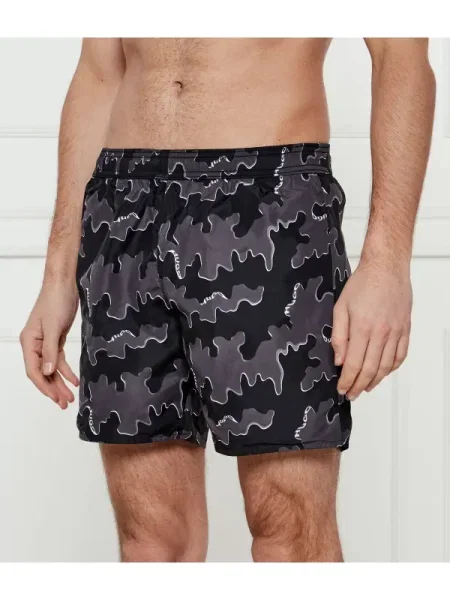 Sport rövidnadrág Hugo Bodywear fekete