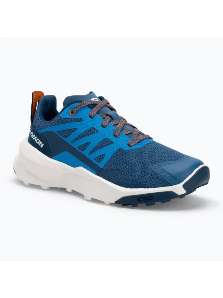Încălțăminte de drumeție pentru copii Salomon Patrol dark blue/french blue/white alb