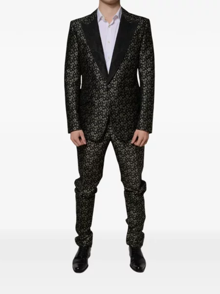 Costum Dolce & Gabbana din jacard negru