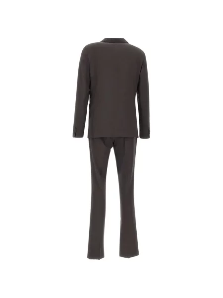 Costum Corneliani cu rever maro