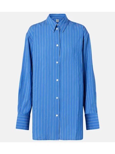 Top Toteme w paski niebieski