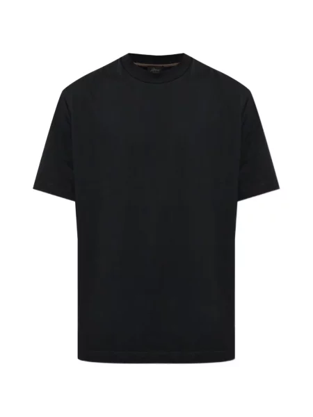 Scurt tricou Brioni cu broderie negru
