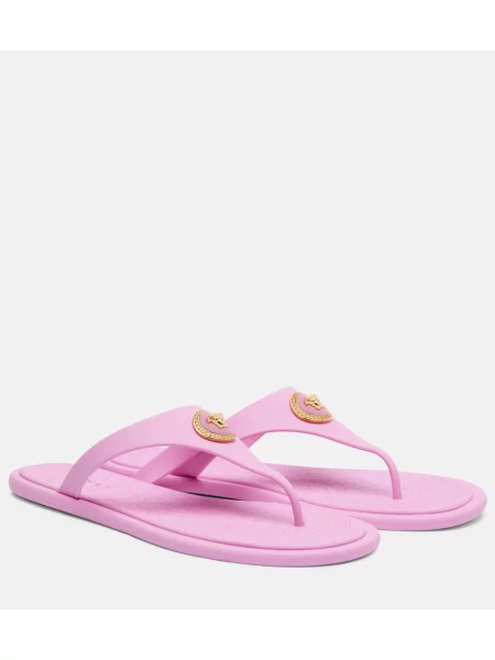 Chiloți tanga Versace roz