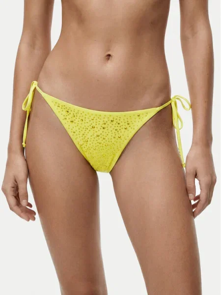 Guess Bikini partea de jos galben