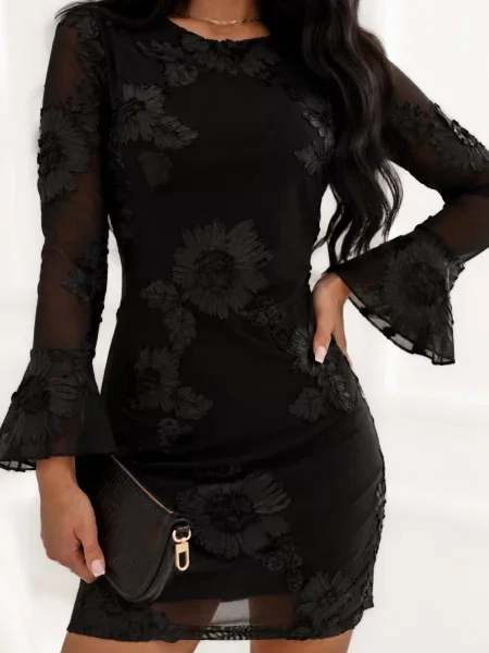 Koktel haljina Italy Moda crna