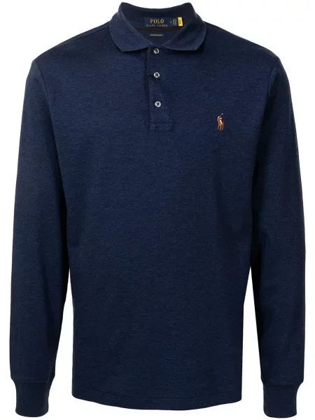 Polo Polo Ralph Lauren cu broderie albastru