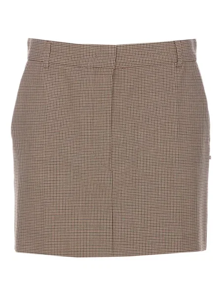 Fusta mini Sportmax în carouri