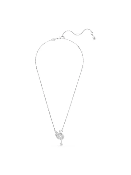 Naszyjnik Swarovski szary